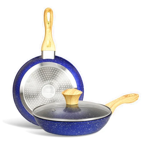 Innerwell Frying Pan Set with Lid, 8