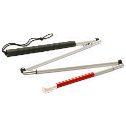 Ambutech 4-Sec. Folding Graphite Cane-Marsh-52-in