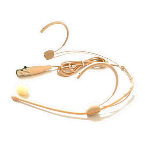 YPA MICROPHONES Microdot 4015 Headset Head-Mounted Headworn Microphone for SHURE Wireless System - Mini XLR Ta4f Connector - Omidirectional Mic
