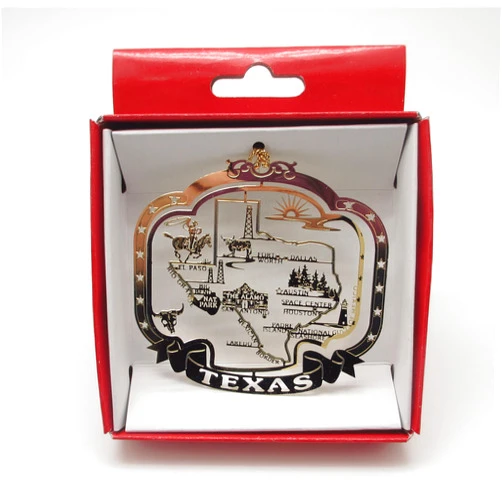 NATION'S TREASURES Texas State Christmas Ornament Souvenir Gift Dallas San Antonio Houston Austin +More by Nations Treasures