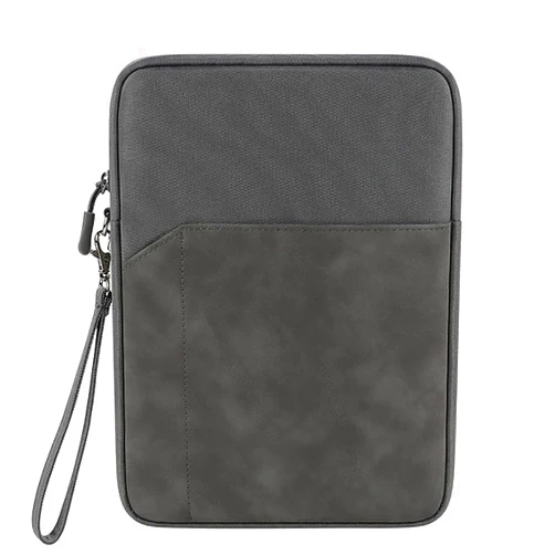ArranVolver Universal Tablet Sleeve Bag for 7-8 inch Tablets - Compatible with iPad, Samsung Galaxy, and Android tablets - Extra Storage Pocket (Dark Grey)