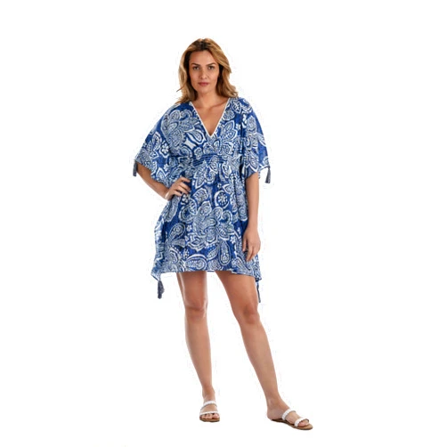 Dotti Mia | Floral Poncho Dress (Airy Cotton Voile)