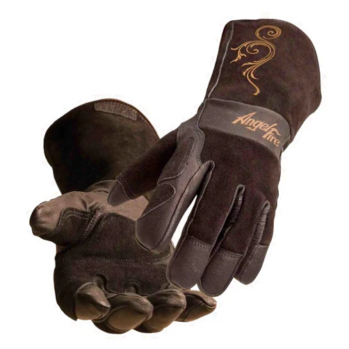 Black Stallion AngelFire BSX LS50 Woman's Premium Grain Pigskin Welding Gloves, Large