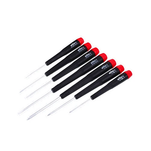 Wiha 26197 7 Piece Precision Slotted and Phillips Screwdriver Set
