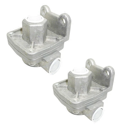 Lnkvorx 229859 Quick Release Valve 2Pack - Compatible with Bendix 229859|Haldex 229859X|Midland KN32005|Mack 745229859 - QR-1 Air Brake Valve Replacement for HD Trucks and Trailers