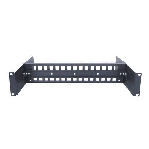 Ndarepoo 19 Inches Rack Mount DIN Rail Kit with Adjustable Depth for Industrial Devices, 35mm Bracket Shelf for Media Converters and Switches