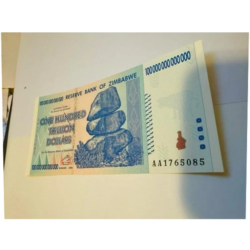 Generic 100 Trillion Commemorative Paper, Uncirculated, Zimbabwe