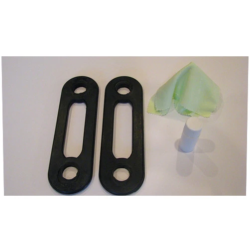 3RedLightFix Pair of 5LB Aftermarket (Non-OEM) Resistance Bands for Soloflex Muscle Machine + 303 Aerospace Protectant Sample and Microfiber Cleaning Cloths