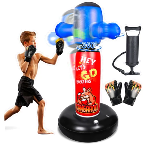 Hyperzoo Punching Bag for Kids with 360° Rotating Head, Hyperzoo 63