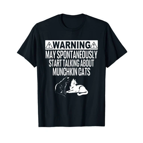 Funny Munchkin Cat Owner Apparel Funny Munchkin Cat Owner Shirt Gift Idea Cat Lover Humor T-Shirt