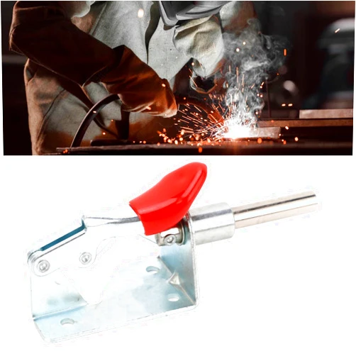 FAUOSWUK GH 301 ALH WDC Toggle Latch Clamp, 136kg 300lb Cam Clamp Latch Adjustable Quick Release Hand Welding Fixture Toggle Clamp Push Pull Toggle Clamp