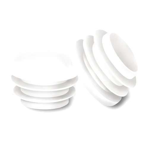 MewuDecor 25mm (1 Inch) Round Plastic Plug, Round White Plastic End Cap, Hardware Plugs, Pipe Tubing End Cap for Chair Table Stool Leg, 10 PCS