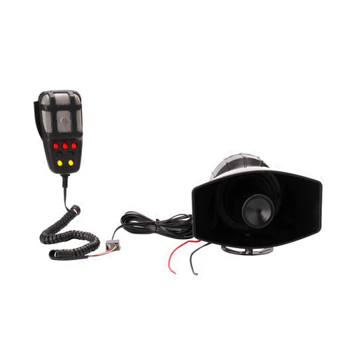 JINGFENG Tone Sound Car Emergency Siren Car Siren Horn Mic PA Speaker System Emergency Amplifier Hooter 12V 80W 200dB