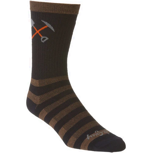 SockGuy Trail Maintenance Wool Socks - 6 inch, Black, Large/X-Large