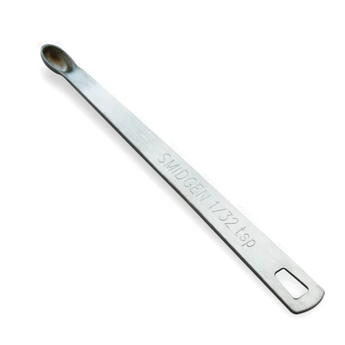 BERYLER 1/32 Teaspoon(1/32 Tsp | 0.165 cc | Smidgen) Single Measuring Spoon, Small Measuring Spoon Only, Individual Tiny Measuring Spoons, Long HandleStainless Mini Measuring Spoons for Cooking