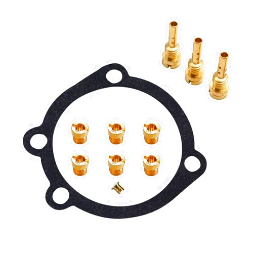 Motorcarb CV40 Main Jet - Slow/Pilot Jet - Gasket, for Harley Davidson Sportster XL883 XL1200 CV 40MM Carburetor Carb Jet Kit (#180 185 190 195 42 45 48)