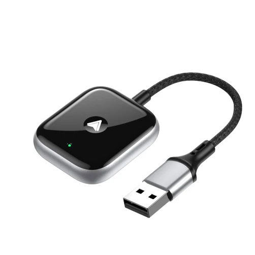 JDG Android Auto Wireless Adapter, Wireless Android Auto Car Adapter for Wired Android Auto Cars Converts Wired to Wireless Easy Setup Plug & Play Seamless Connection Stable Fast for Android (Black)