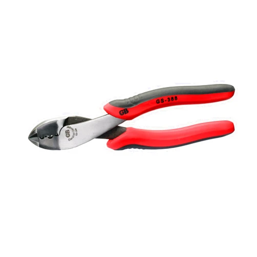 Gardner Bender GS-388 Electrical Pliers, Crimper & Cutter, Comfort Grip, Aluminum & Copper Wire, Hand Tool, 8 in. , Red