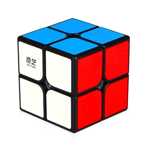 QIYI Qidi Speed Cube 2x2- Smooth Bright-Light Sticker(Classic Colors) - 2x2x2 Puzzles Toys, The Most Educational Toy to Effectively Improve Child's Concentration and responsiveness.