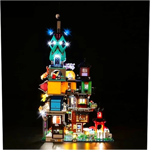 YUANZITIAN LED Light Fixture, Compatible with Lego 71741 Garden Block Model LED Lights, Light Set Lights, Toy Model Lighting Accessories (Model Not Included)