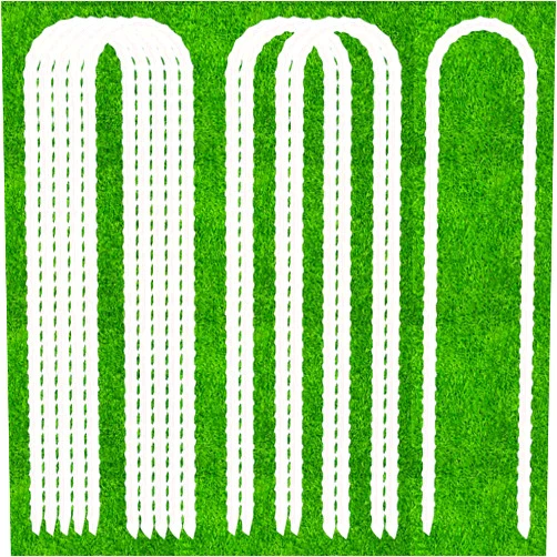Generic 12-Inch Heavy Duty Trampoline Wind Stakes U Shaped Rebar Ground Stakes Anchors for Trampoline Security, Swing Set, Camping, Fences, Hoses and More (16, White)