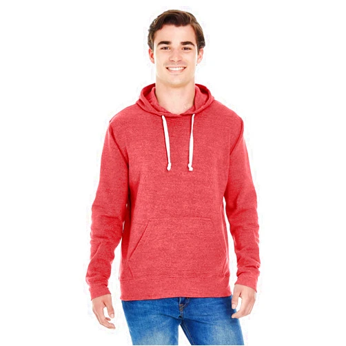 J. America Mens Fleece Pullover Hooded Sweatshirt