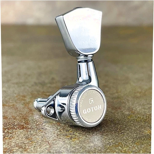 Guitar Tools International Gotoh Locking Tuners 3 per Side Magnum Lock Trad (MG-T) Chrome Les Paul 05192CYTX