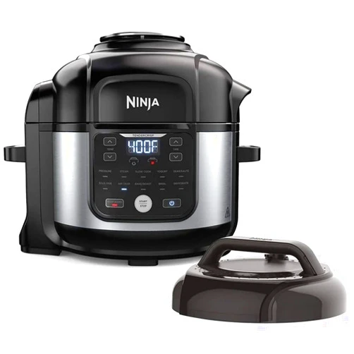 Generic Ninja Foodi 11-in-1 6.5-Qt Pro Pressure Cooker, Air Fryer, Steam, Slow Cooks with 4.6-QT Crisper Plate, Broil Rack, Recipe Book, Pressure Cook, Slow Cook, Air Crisp.
