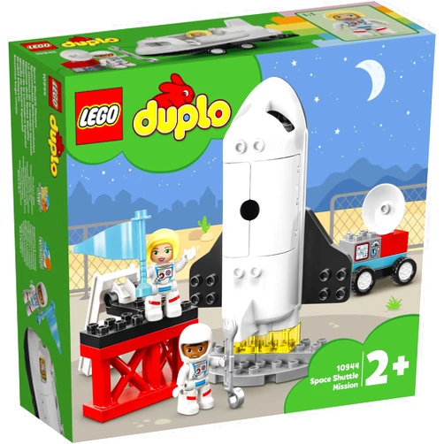LEGO 10944 Duplo Town Space Shuttle Mission, Game for Children 2 Years and Up with Astronaut Figures