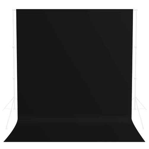 LS LIMO STUDIO LIMOSTUDIO LimoStudio 10' x 20' (W x H) Dark Black Backdrop Background Screen, High Density Premium Grade A+ 150GSM Synthetic Material Fabric, Solid Seamless Black Muslin for Professional Photo Studio, AGG1601