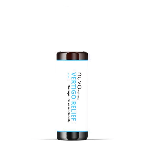 NUVO WELLNESS ESSENTIALS Vertigo Relief Organic Essential Oil - Combat Motion Sickness Naturally - Travel with Our Easy to Use Roll On - Soothing Scent of Mandarin and Ginger for Dizziness Support -10ml - Product of Canada