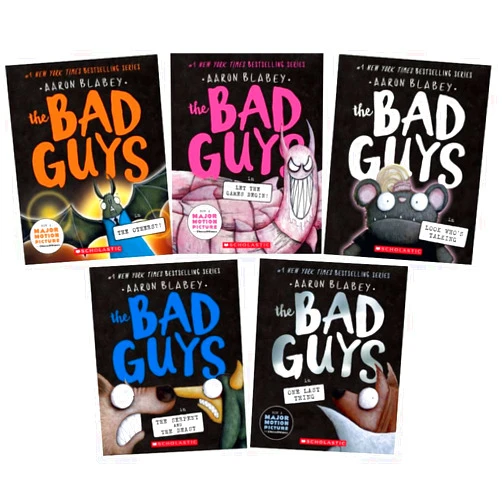 By Aaron Blabey (Author) Bad Guys Series 5 Book SET IV (Book #16-#20)
