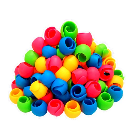 Fbshicung 100pcs Thread Spool Savers/Spool Huggers - Prevent Thread Tails from Unwinding for Sewing and Embroidery Machine Thread Spools