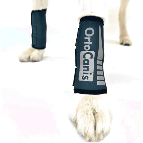 Ortocanis - Dog Leg Brace - Front Leg Brace for Dog - Arthritis, Ligament Injuries, Tendon Injuries or Agility Dogs - Promotes recovery, Stabilizes, and Reduces Pain - Made of Neoprene - Size S 12 - 13 cm
