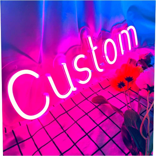 SELICOR Personalized Neon Signs Led Neon Signs Light for Bedroom Wedding Birthday Party Home Décor Custom Neon Sign Bar Store Logo Neon Sign (Optional 10