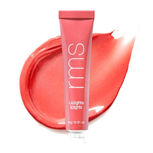 RMS Beauty Liplights Cream Lip Gloss - Lip Plumper, Lip Balm & Lip Gloss with Jojoba Oil, Hydrating Lip Tint & Lip Plumper Gloss, Tinted Lip Gloss