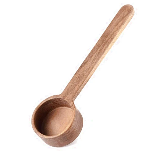 CISHNOU Wooden Scoops for Canisters, Coffee Scoop,Korean Style 6.61 inch Wooden Coffee Ground Spoon, Measuring for Ground Beans or tea, Soup Cooking Mixing Stirrer Kitchen Tools Utensils