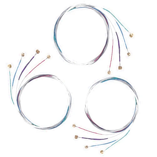 NICECRAFT 12 Pcs 3 Pack Violin Strings 4/4 Full Set, Universal Classic Steel Core with Nickel-plated Ball End for Violin Instruments (G-D-A-E)