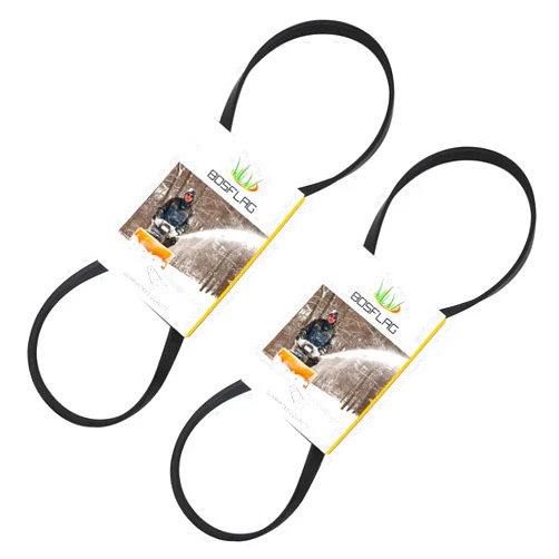 BOSFLAG 2 Pack 585416MA Drive Belts Replace Murray 420673, 585416, 587030801, 724801, 742550MA, MT585416MA for Snapper H1226E, H1528SE, H1730E, SNH1528SE Snowthrowers