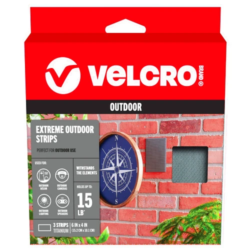 VELCRO Brand Outdoor Wide Heavy Duty Strips | 6