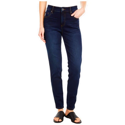 KUT from the Kloth Diana Skinny Jeans - Jeans for Women - Cotton Blend Fabric - Contrast Topstitching