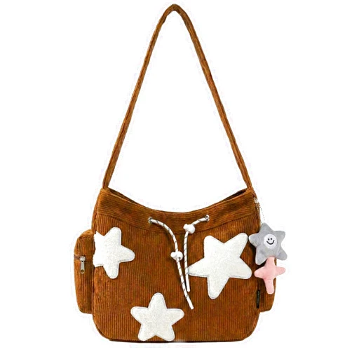 Splendrive Star Tote Hobo Bag Women Aesthetic Messenger Cute Bag Handbag Large Capacity Tote Shoulder Bag Casual Crossbody