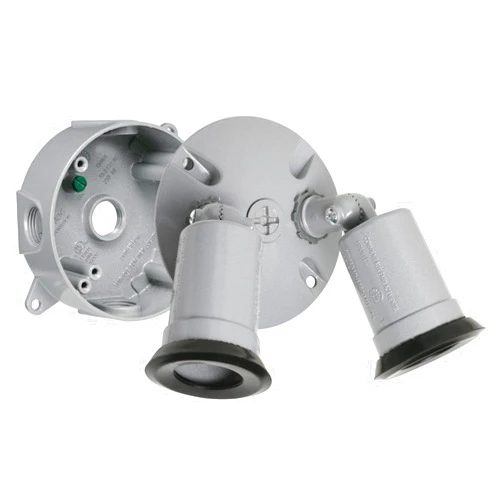 BELL Hubbell-Bell LT233S Traditional Outdoor Flood Light Kit, Gray
