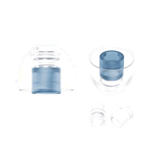 SpinFit NEO for IEM - M - Silicone Patented Eartips for Replacement, Secure Fit and Supreme Comfort, Reduce Allergic Reaction, One Set Fits Normal and Thin Nozzles (1 Pair)(with Inserts)