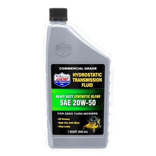 Lucas Oil 11300 Synthetic Blend SAE 20W-50 Hydrostatic Transmission Fluid - 1 Quart