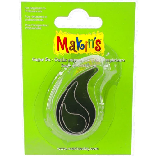 Makin's USA M360-31 Makin's Clay Cutters 3/Pkg-Water Drop