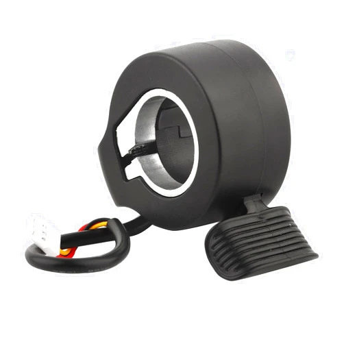 plplaaoo Electric Scooter Thumb Throttle Speed Control Finger Throttle Hall Sensor Scooter Accelerator Grip Throttle Finger Throttle Brake Switch for Throttle Accessories Replacement[Black]