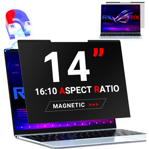 ZOEGAA 14 inch Privacy Screen,Magnetic Laptop Privacy Screen 14 inch for 16:10,ZOEGAA factory has been focusing on the research and production and owns many international patents such as filtration membranes