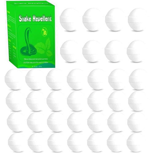 Enbabbor 36 Pack Snake Repellent for Yard Powerful, Keep Snake Away Repellent for Outdoor Garden Indoor Lawn, Moth Balls for Snake Rattlesnake Repellent, Pet Safe