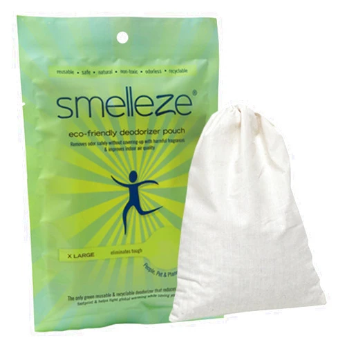 SMELLEZE Reusable Book Smell Removal Deodorizer Pouch: Rids Odor Without Chemicals in 12 Books/Time